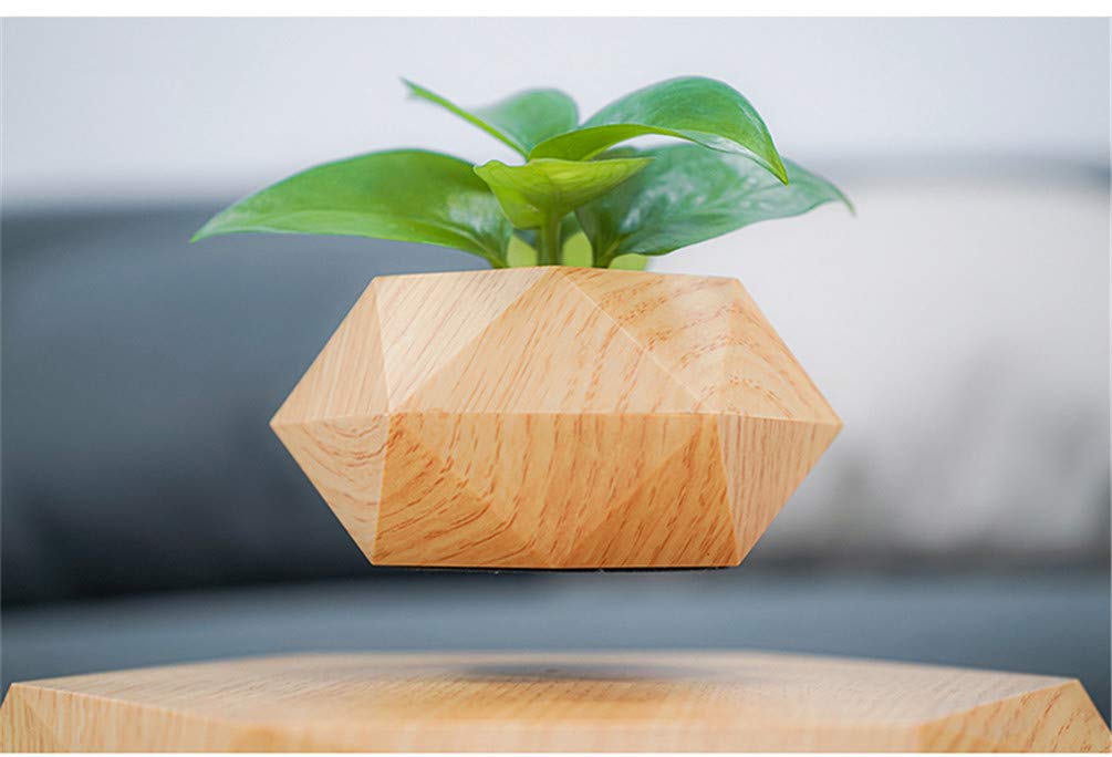 Kiko-ershaa Levitating Plant Pot Floating Air Bonsai Pot Suspension Flower Pot Planter for Desk Decoration