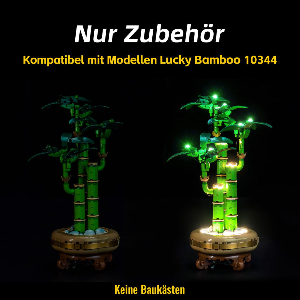 Led Licht Set Kompatibel mit Lego 10344 Lucky Bamboo Botanical Collection Set (Kein Modell), Dekorationsbeleuchtungsset Compatible with Lucky Bamboo