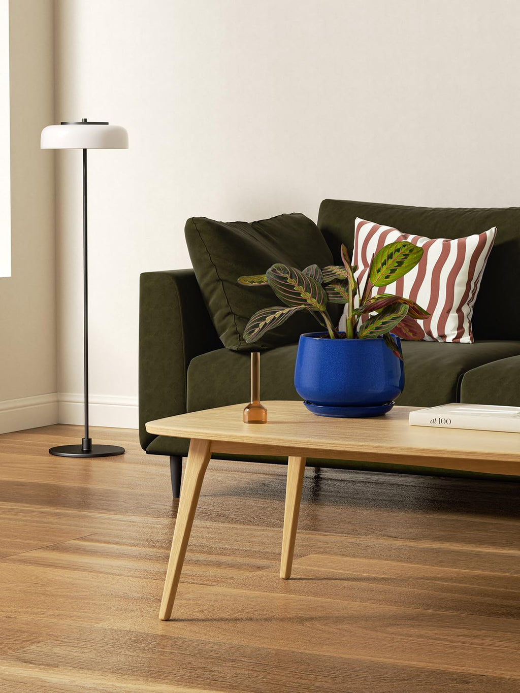 LE TAUCI 3er Set Keramik Blumentöpfe, 10/13/16 cm Durchmesser Klein Blumentöpfe Set, Übertöpfe für Zimmerpflanzen, Pflanztöpfe mit Untersetzer und Abflussloch, Schatz Blau