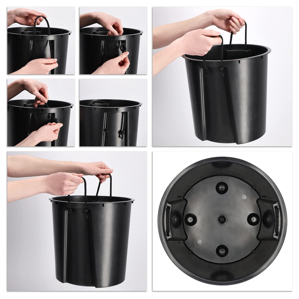 KADAX Pflanzkübel mit Innentopf Creme Ø 30 cm, Höhe 57.5 cm – Moderner Pflanztopf mit Einsatz, Blumentopf aus robuster Kunststoff für Innen- und Außenbereich, ideal für Wohnzimmer, Balkon, Büro