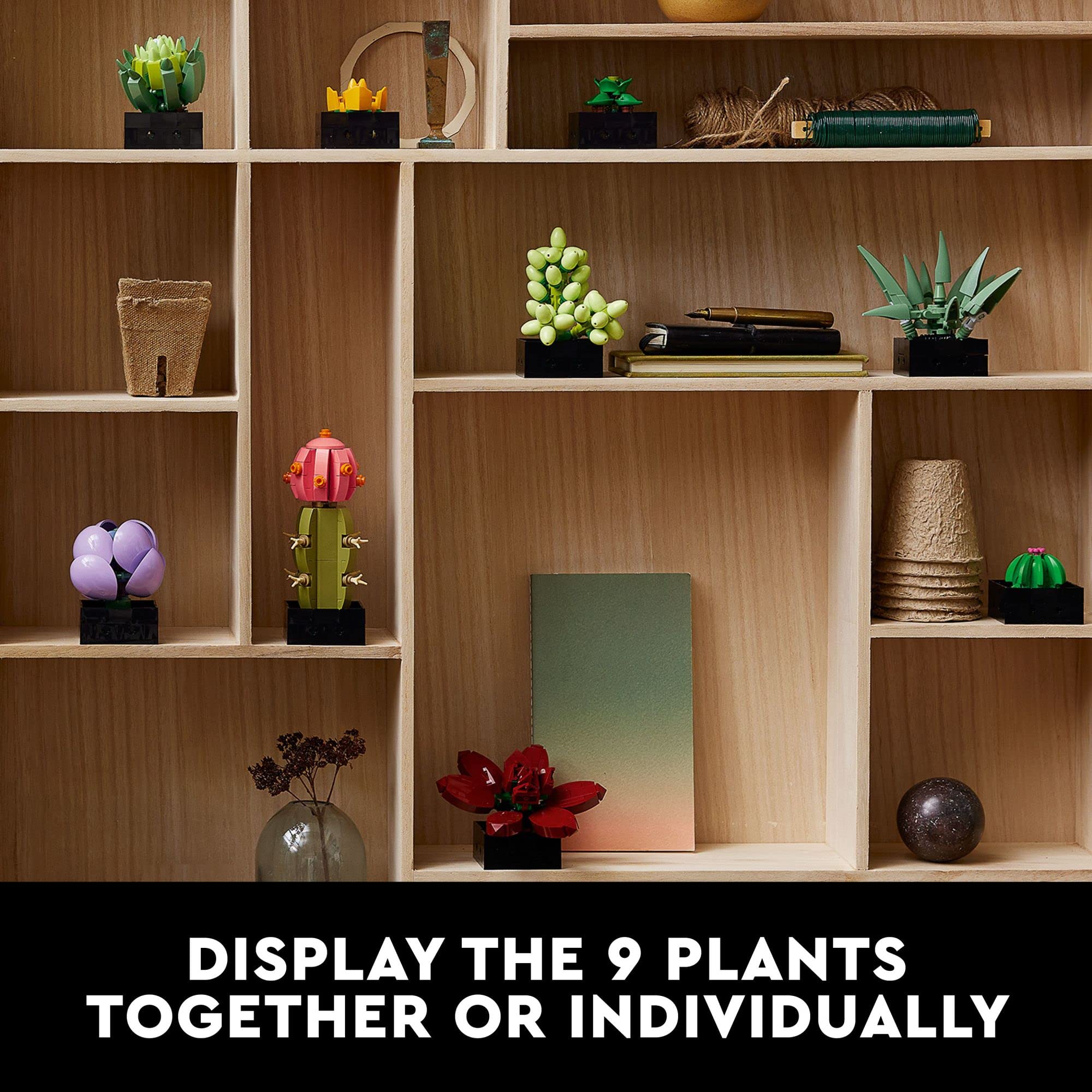 LEGO Succulents 10309 Plant Decor Building Set for Adults; Build a Succulents Display Piece for The Home or Office (771 Pieces)
